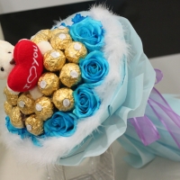 Blue Rose & Ferrero Rocher