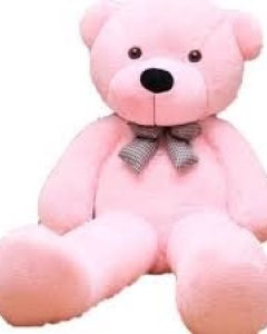4 ft light pink teddy